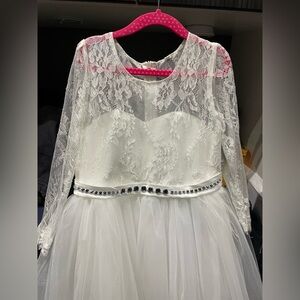 First communion lace dress- size 140 kids